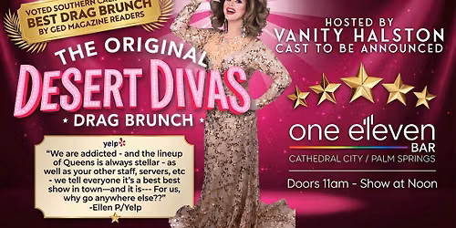 Desert Divas Drag Brunch with Vanity Halston - October 24th