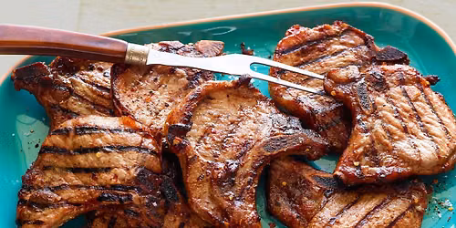 Grilled Pork Chops Dinner
