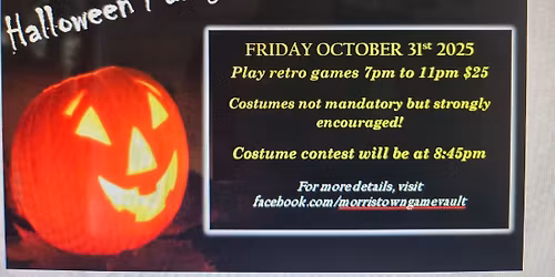 Morristown Game Vault Halloween Cosplay Nite