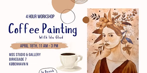 Coffee Painting Portrait workshop 