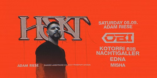Heat x Schranz Sesh w\/ OBI, Kotorri b2b Nachtigaller uvm. 