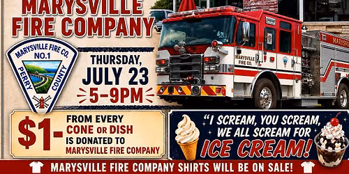 Kristy\u2019s Whistle Stop Fundraising Marysville Fire Company