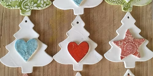 EVENT CLOSED-Ceramics Christmas Ornament Workshop-Part 1