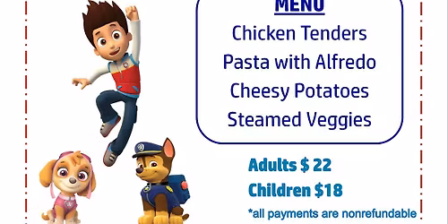 Lunch with Paw Patrol