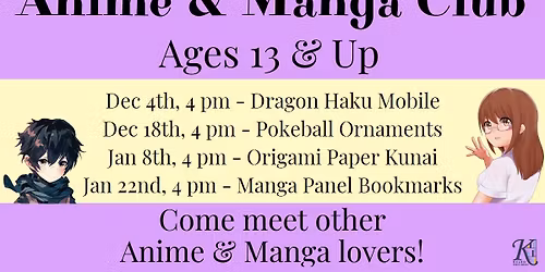 Teen Anime & Manga Club