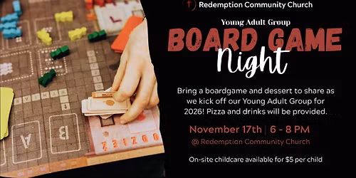 Young Adult Group Board Game Night