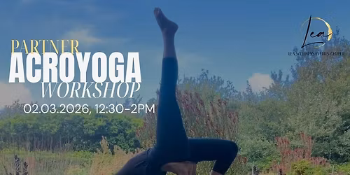 \ud83e\udd38\u200d\u2640\ufe0f Partner Acro Yoga \u2013 Intro Workshop with Esther Bachmann