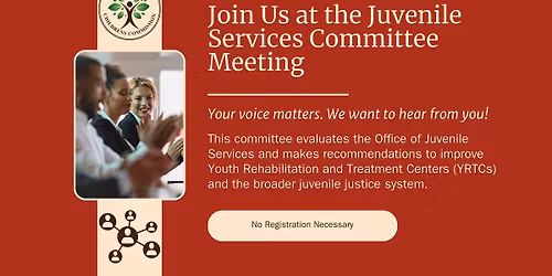 May Juvenile Services Committee Meeting
