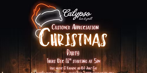Calypso's Customer Appreciation Christmas Party