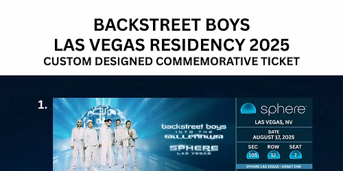 Backstreet Boys at Sphere at The Venetian Resort