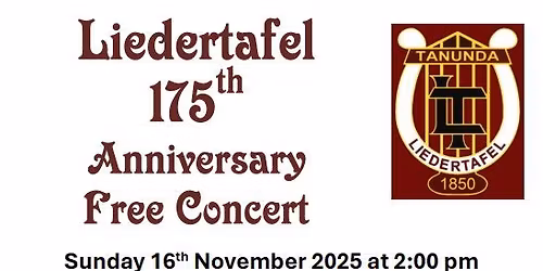 Tanunda Liedertafel Concert