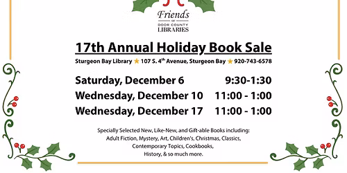 Holiday Book Sale