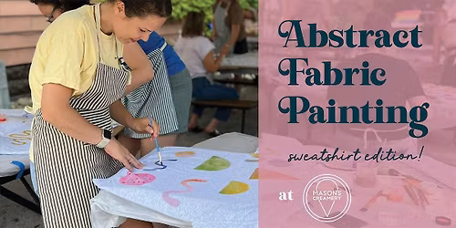 Abstract Fabric Painting: Sweatshirts