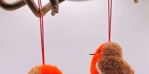 Make a Needle-Felted Robin - morning workshop 