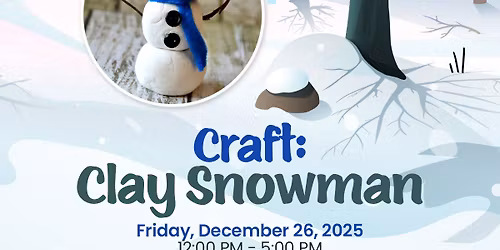 Craft Clay Snowman <Craft W\/Purchase>