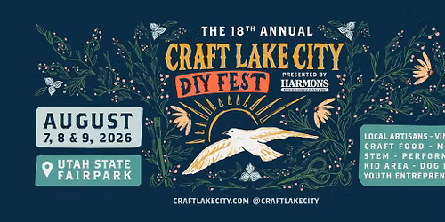 Volunteer at The 18th Annual Craft Lake City DIY Festival Presented By Harmons
