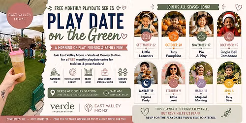 FREE Play Date on the Green: Pie & Play