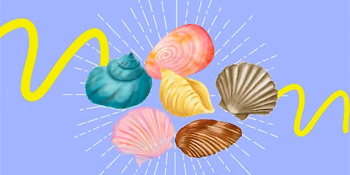 Watercolor seashell workshop