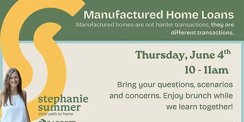 Manufactured Home Workshop