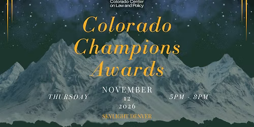 Colorado Champions Awards 2026