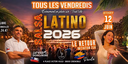 Salsa Latino \/ Le Palais \u00e9tablissement plein air 