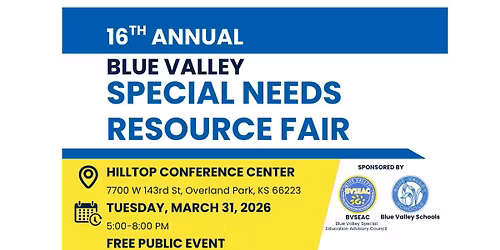 Blue Valley 2026 Special Needs Resource Fair
