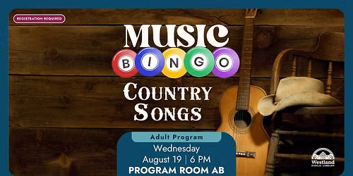 Music Bingo: Country Songs