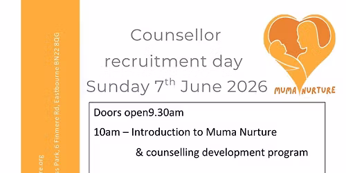 Counsellor Recruitment day with FREE CPD