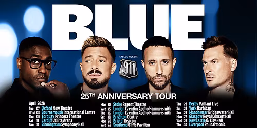 Blue \u2013 25th Anniversary Tour
