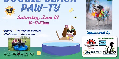 FREE Event: Doggie Beach Paw-ty
