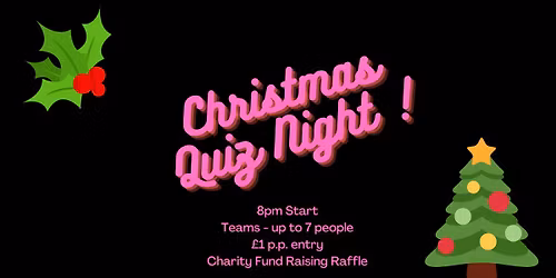 DSI Big Fat Christmas Quiz 2 - FULLY BOOKED.