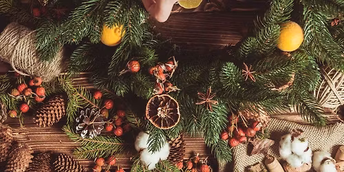 Wreath Making Workshops with Two Course Lunch
