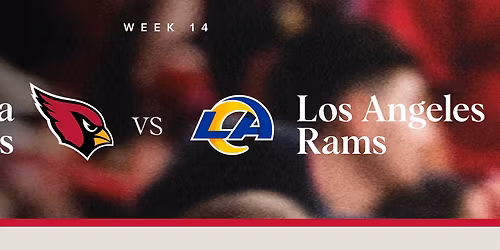 Arizona Cardinals at Los Angeles Rams at SoFi Stadium