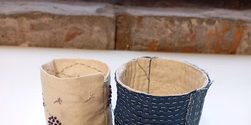 Hand Embroidery: Fabric Vessels
