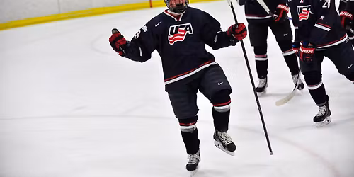 Parking Dubuque Fighting Saints at US National Under 17 Hockey Team