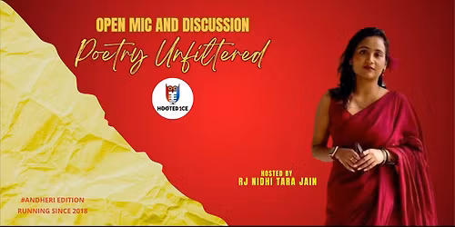 Poetry Unfiltered open mic and Live Discussion