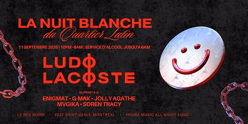 La Nuit Blanche du Quartier Latin @ Le Red Room
