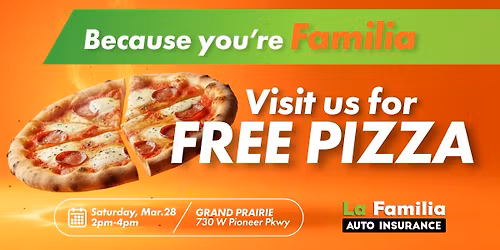 \ud83c\udf55\ud83c\udf89 Grand Prairie \u2014 Free Pizza Saturday! \ud83c\udf89\ud83c\udf55