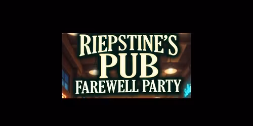 Riepstine's Pub farewell on the patio!