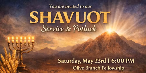 Shavuot Service and Potluck Meal