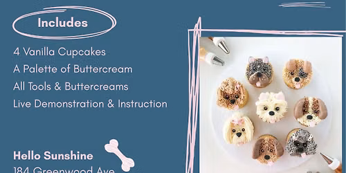 Pup-Cakes Cupcake Decorating (for humans!)