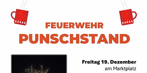 Punschstand am Marktplatz