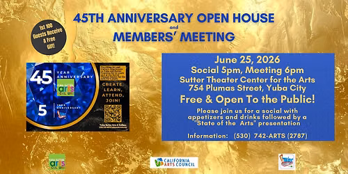 45TH Anniversary Open House and Members' Meeting