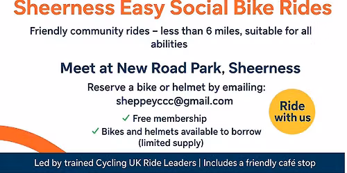Sheerness Easy Social Bike Ride