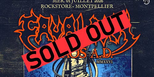 What The Fest pr\u00e9sente (SOLD OUT) : Cavalera : Chaos AD and Guest | Rockstore | Montpellier