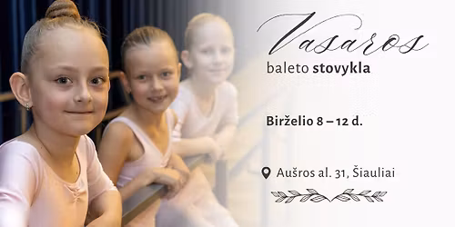 BALETO DIENOS STOVYKLA \u0160iauliuose