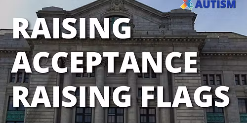 Hudson County Flag Raising For Autism Acceptance