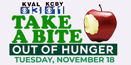 Take A Bite Out of Hunger with KVAL \u00d7 Stepping into the Gap