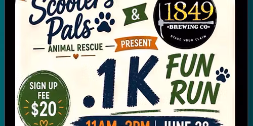 Scooter\u2019s Pals .1 fun run\/walk
