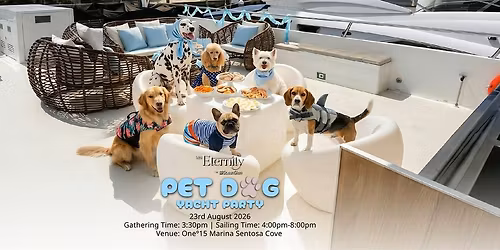 Pet Dog Yacht Party